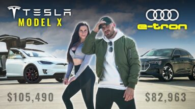 24 HOURS with the TESLA Model X (vs. Audi E-Tron)