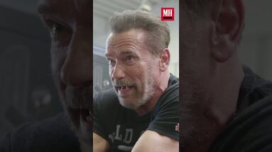 Arnold Schwarzenegger's intense workout  #menshealth